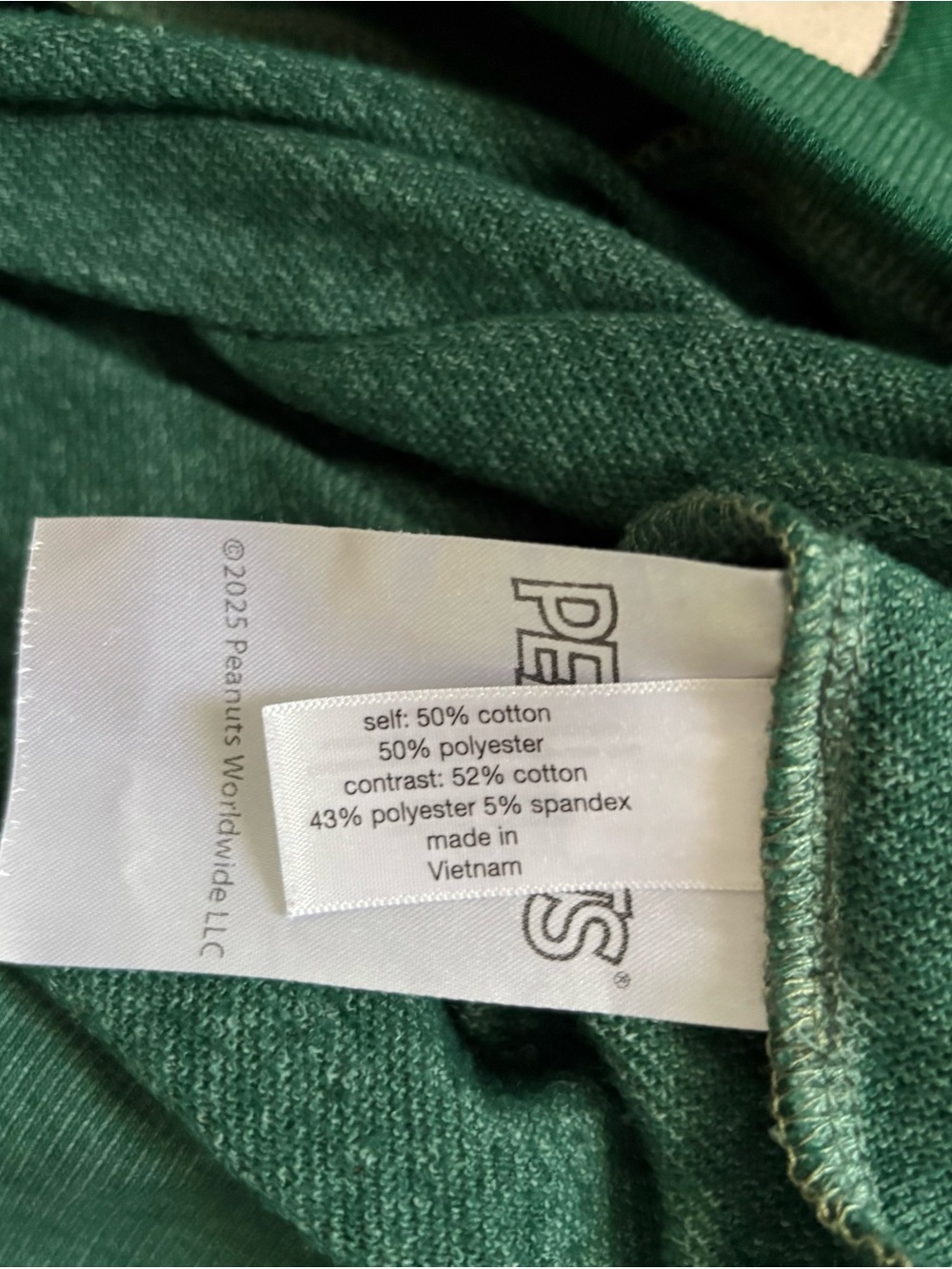 Lane Bryant Green Snoopy Christmas Sweatshirt - Picture 6 of 7